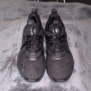 Puma Black Mesh Sneakers